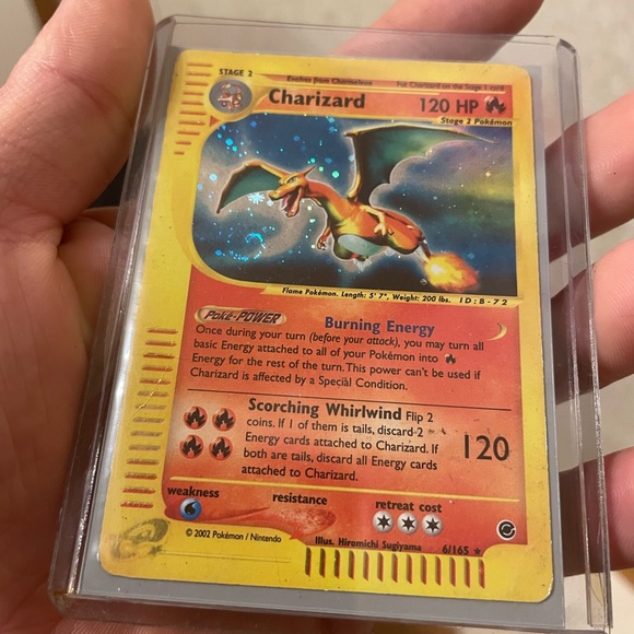 Expadition Charizard reg Holo 61/165 - Picture 6 of 7